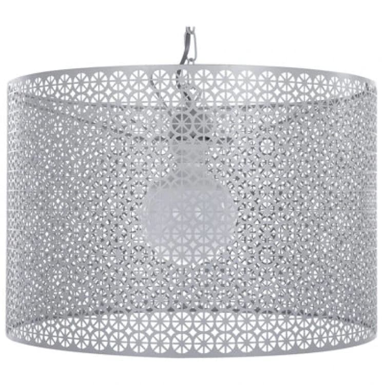 Image of Beliani Modern Pendant Lamp Mezen Metal Grey