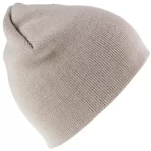 Image of Result Pull On Soft Feel Acrylic Winter Hat (One Size) (Stone)
