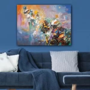 Image of 1099772342_70100 Multicolor Decorative Canvas Painting