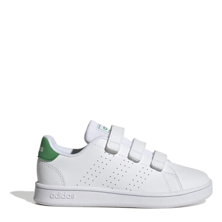 Image of adidas Advantage Base 2.0 Shoes Boys Low Trainers C11 (29) White 02353201110