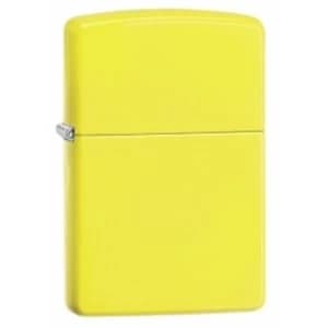 Image of Zippo Regular Neon Yellow Windproof Lighter