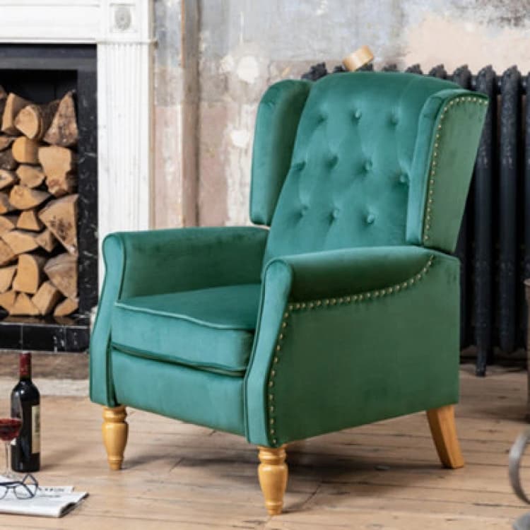Image of Annapoli Recliner Armchair - Green