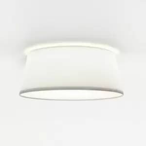 Image of Astro Fife Cylindrical 33cm Ceiling Light, White Fabric
