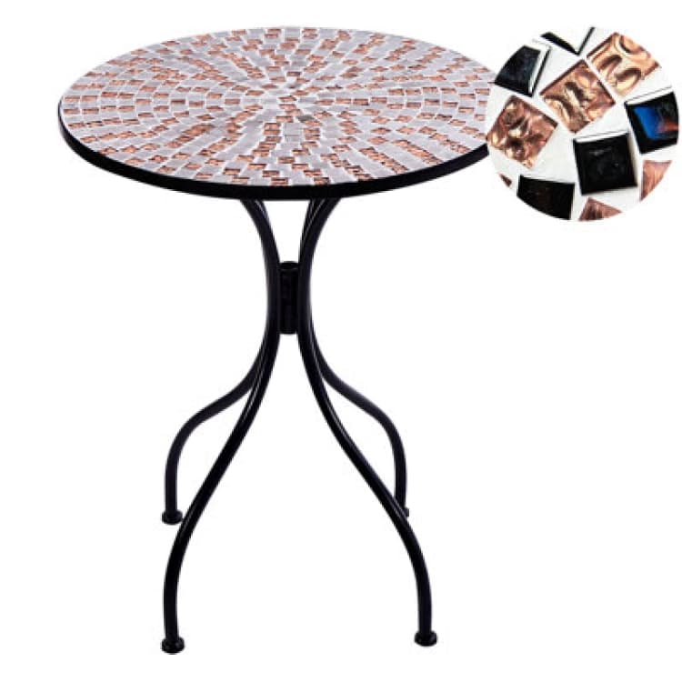 Image of Beliani Bistro Table Carpino 60 Cm 60 Cm Black