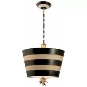 Image of Loops - 1 Bulb Ceiling Pendant Light Fitting Black and White LED E27 100W Bulb