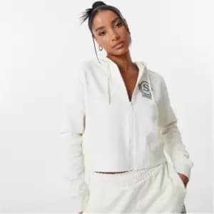 Image of Slazenger Vintage Zip Through Hoodie - Cream