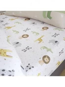 Image of Catherine Lansfield Roarsome Animals Junior Fitted Sheet