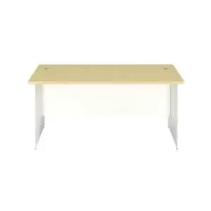 Image of Jemini Rectangular Panel End Desk 1200x800x730mm Maple KF804680