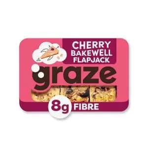 Image of Graze Cherry Bakewell Flapjack Punnet Pack of 9 3270 PX70521