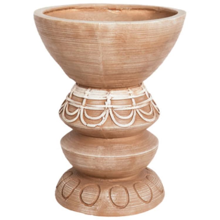 Image of Beliani Plant Pot Disporum 29cm Light Brown