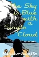 Image of sky is blue with a single cloud