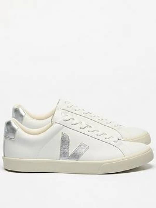 Image of Veja Womens Esplar Trainers Extra White Silver F, 6