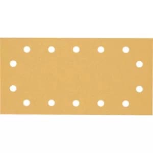 Image of Bosch Expert C470 Punched Hook and Loop 1/2 Sanding Sheets 115mm x 230mm 80g Pack of 10
