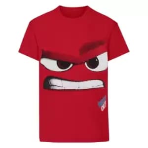 Image of Disney Official Childrens/Kids Inside Out Anger T-Shirt (3-4 Years) (Red)