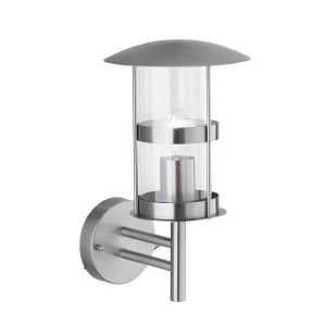 Image of Wofi Cerus Wall Lamp - Brushed Stainless Steel