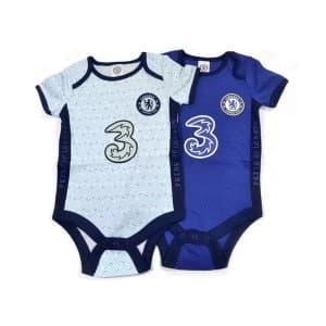 Image of Chelsea Two Pack Body Suit Home and Away 6-9 Months
