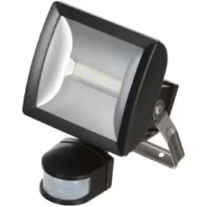 Image of Timeguard Coastal Grade Black 10W LED PIR Floodlight - Cool White - LEDCST10PIRB