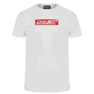 Image of Diesel Jeans Arrow Logo T Shirt - White