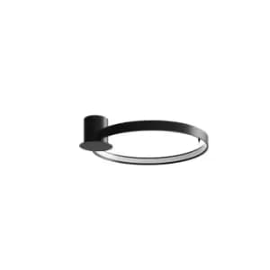 Image of Rio Integrated LED LED Semi Flush Light, Black, 4000K, 3870lm