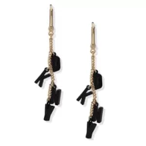 Image of Ladies DKNY Jewellery PE DKNY LINEAR GLD/BLACK