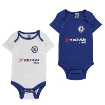 Image of Team Football Body Vest Set Baby Boys - Blue