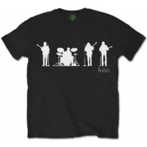 Image of The Beatles Saville Row Line Up (White Silhouettes): Small