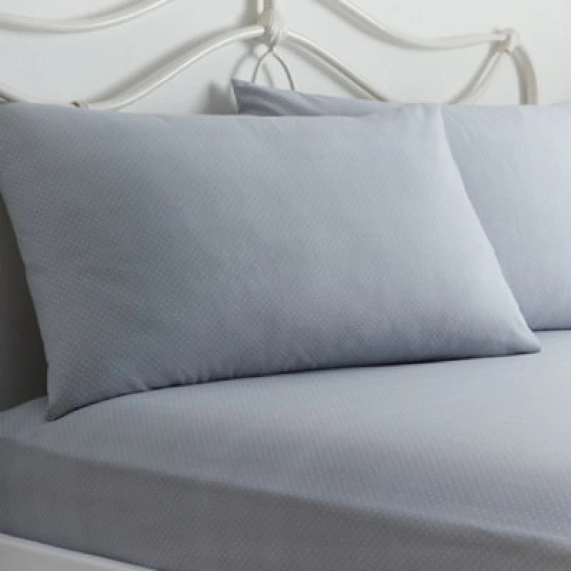 Image of Dreams & Drapes 'Kristen' Soft Touch 28cm Fitted Bed Sheet Set Grey