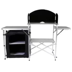 Image of Charles Bentley Foldable Camping Storage Unit Black