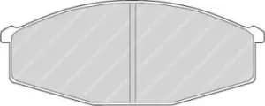 Image of Ferodo FDB643 Brake Pad Set Front Axle Premier Car
