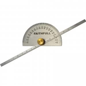 Image of Faithfull Depth Gauge and Protractor