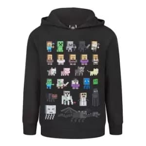 Image of Minecraft Boys Sprites Hoodie (10-11 Years) (Black)