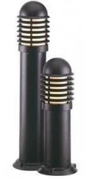 Image of 1 Light Outdoor Bollard - E27 - 450Mm Black IP43, E27