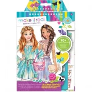Image of Make It Real Fashion Design Sketchbook: Blooming Creativity