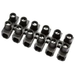 Image of BQ Black 15A 6 Way Cable Connector Strip