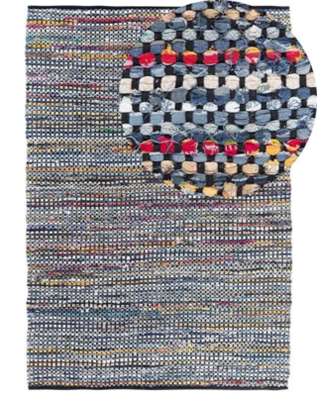 Image of Beliani Rug Alanya Multicolour 160 X 230 Cm Cotton