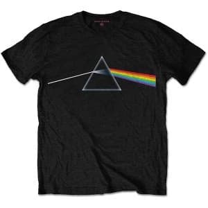 Image of Pink Floyd - Dark Side of the Moon Album Unisex Small T-Shirt - Black