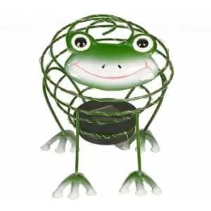 Image of Gardenkraft - 14990 Solar Powered Light Up Frog Garden Feature