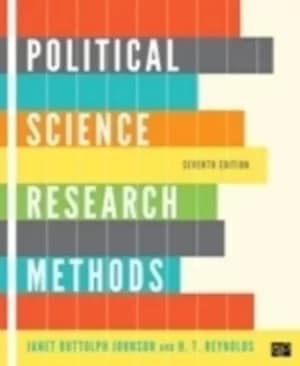 Image of Political science research methods by Janet Buttolph Johnson