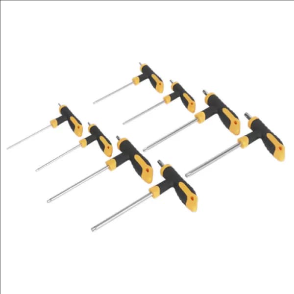 Image of Genuine SEALEY S01070 T-Handle TRX-Star Key Set 8pc