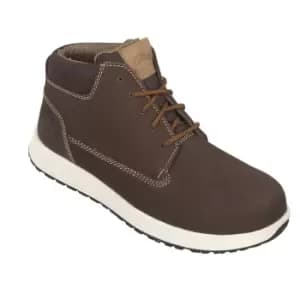 Image of Brown Nubuck Composite Boot Size 3/36