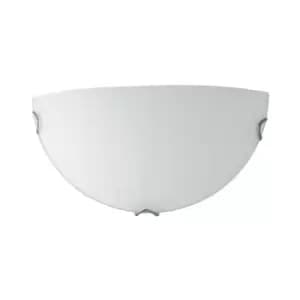 Image of Applique murale Oblo Verre blanc 1 ampoule cm