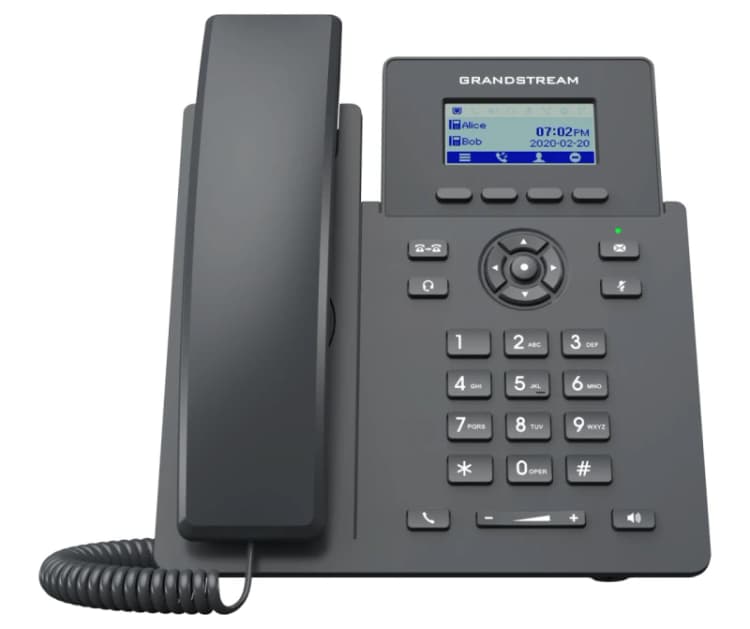 Image of Grandstream Networks GRP2601P IP phone Black 2 lines LCD