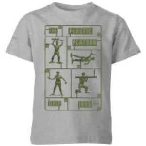 Image of Toy Story Plastic Platoon Kids T-Shirt - Grey - 9-10 Years