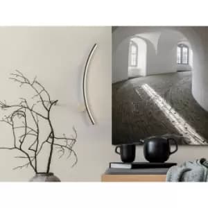 Image of Schuller Lighting - Schuller Smile Integrated LED Wall Lamp Matt Black 3000K