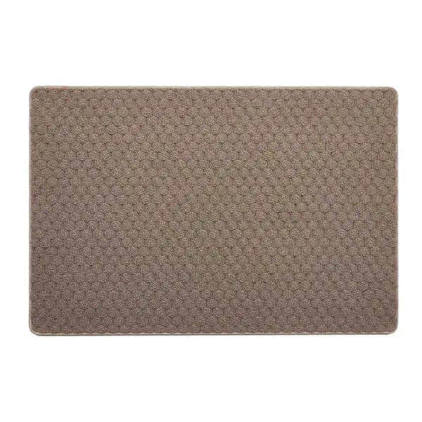 Image of Hug Rug Sculptured Washable Basket Honeycomb Mink 80X120 5026134622449
