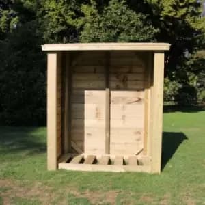 Image of Hawthorn Log store, Wood