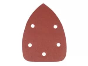 Image of Silverline 598542 Hook Loop Detail Sander Sheets 140mm 10pk 120 Grit
