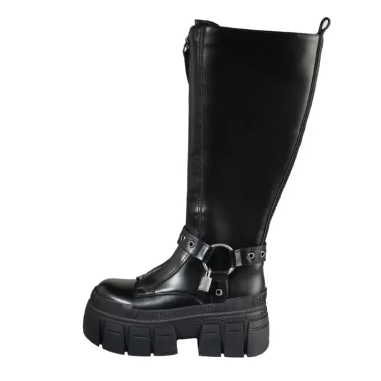 Image of Buffalo Womens boots Buffalo Gospher Biker Hi Noir Female 42