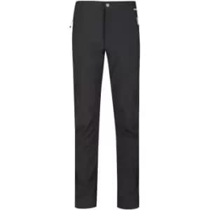 Image of Regatta Mens Geo Softshell Water Repellant Wind Resistant Trousers 30S - Waist 30' (76cm), Inside Leg 30'