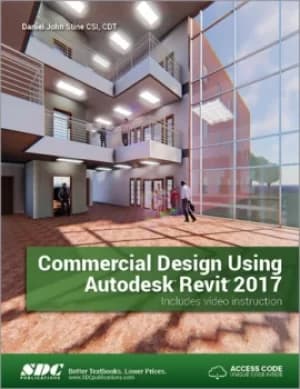 Image of Commercial Design Using Autodesk Revit 2017 (Including unique access code)